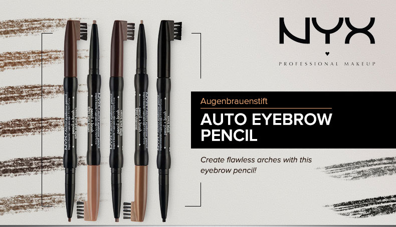 Chì kẻ mày Tự Động Auto Eyebrow Pencil NYX EP08 Black 0.25g