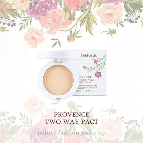 Phấn Phủ Nature Republic Provence Creamy Two Way Pact 23 Natural Beige SPF50+ PA+++