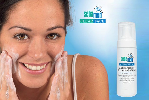 Sửa Rửa Mặt Sebamed Clear Face Antibacterial Cleansing Foam 50ml
