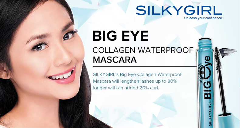 Mascara Làm Dài Và Cong Mi Big Eye Collagen Waterproof Mascara
