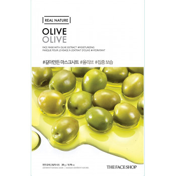 Mặt nạ trái ô liu Real Nature Olive Olive TheFaceShop - 20g
