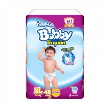 Tã Quần Bobby XL48 Miếng (12 - 17Kg)