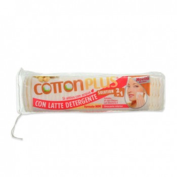 Bông Tẩy Trang Cao Cấp Cotton Plus 2 Trong 1 (Chiết Xuất Dầu Argan & Vitamin E) 80 Miếng