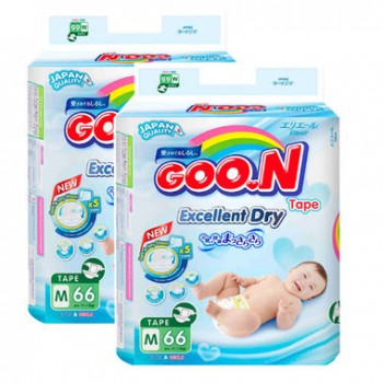 Tã Giấy Goo.n Super Jumbo M66 (Hàng Nhập)