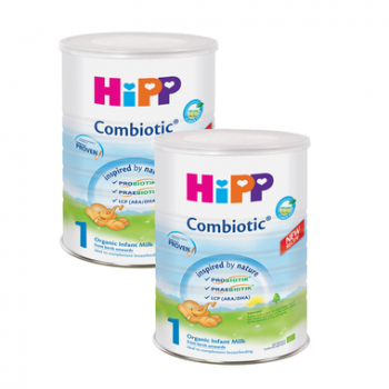 Combo 2 Hộp Sữa Bột Siêu Sạch HiPP 1 Combiotic Organic 800g