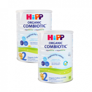 Combo 2 Hộp Sữa Bột Siêu Sạch HiPP 2 Combiotic Organic 800g
