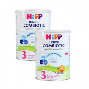 Combo 2 Hộp Sữa Bột Siêu Sạch HiPP 3 Combiotic Organic 800g