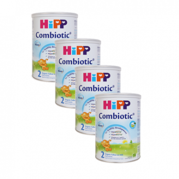Combo 4 Sữa Bột Siêu Sạch Hipp 2 Combiotic Organic 350g