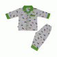 Bộ Pyjamas Bông Dài Bé Trai Màu Xanh Lá Hello Baby Size 9 Từ 24-26kg(ba0187)