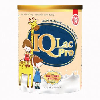 Sữa Bột IQ Lac Pro Cao Lớn 900g (Từ 2 Đến 9 Tuổi)