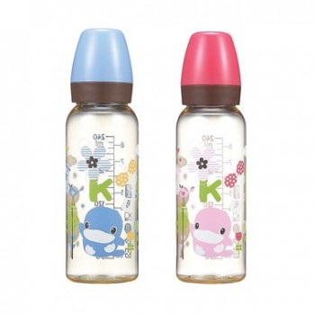 Bình Sữa Nhựa Pes Kuku Duckbill 240ml Xanh/Hồng KU5851A