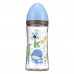 Bình Sữa Nhựa Pes Cổ Rộng  Kuku 300ml Xanh/Hồng KU5853A