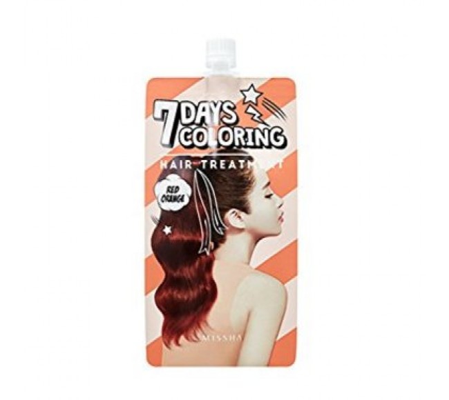 Thuốc Nhuộm Tóc 7 Ngày Red Orange Missha 25ml 7 Days Coloring Hair ...