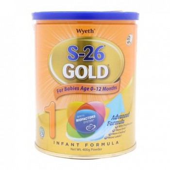 Sữa Bột Nestle S-26 Gold Số 1 Dành Cho Trẻ Từ 0 - 12 Tháng 400g