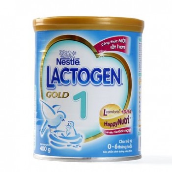 Sữa Nestle Lactogen Gold 1 400g ( Từ 0-6 Tháng Tuổi)