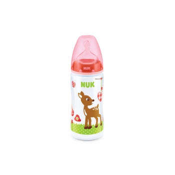 Bình Sữa Cổ Rộng Núm Silicone Baby Gluck Nuk 300ml