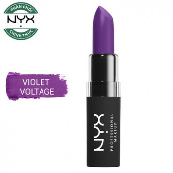 Son Lì NYX Màu Tím Violet Voltage (HSD 07/2019)