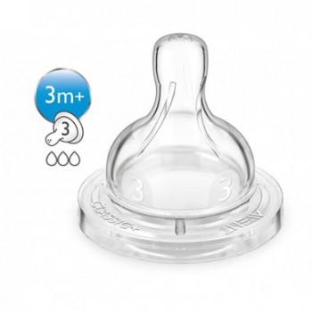 Núm Ty  Silicone Philips Avent SCF635/27 (Từ 3 Tháng Tuổi)