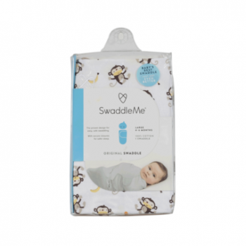 Chăn Quấn SwaddleMe Monkey Business Summer L