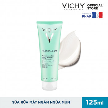 Sữa Rửa Mặt Vichy Giúp Ngăn Ngừa Mụn & Se Lỗ Chân Lông 125ml